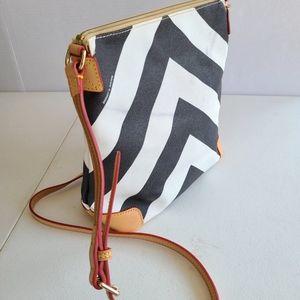 Donney & Bourke striped crossbody bag